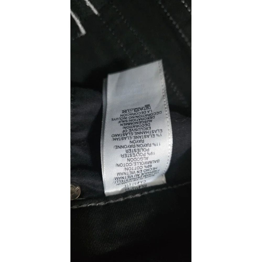 NEW True Religion‎ Jeans Men 34X34 Black Denim Pants Geno Relaxed Slim Straight